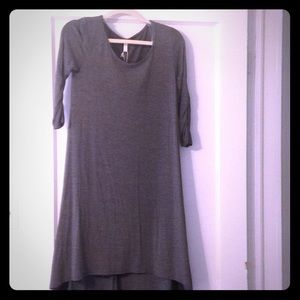 Grey Maternity Dress
